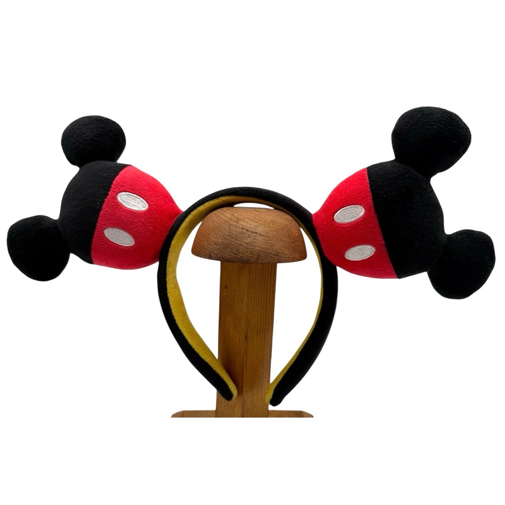Disney Red and Black Mickey Mouse Ears Headband